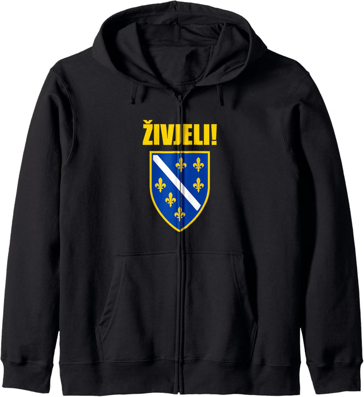 Zivjeli Cheers In Bosnian Souvenir Proud Bosna i Hercegovina Kapuzenjacke