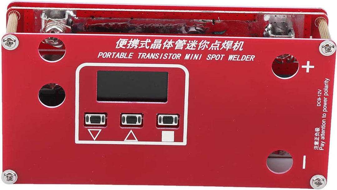 Fafeicy Mini-Punktschweissmaschine, tragbarer Transistor 18650 Lithiumbatterie, adoptiert Einzelchip