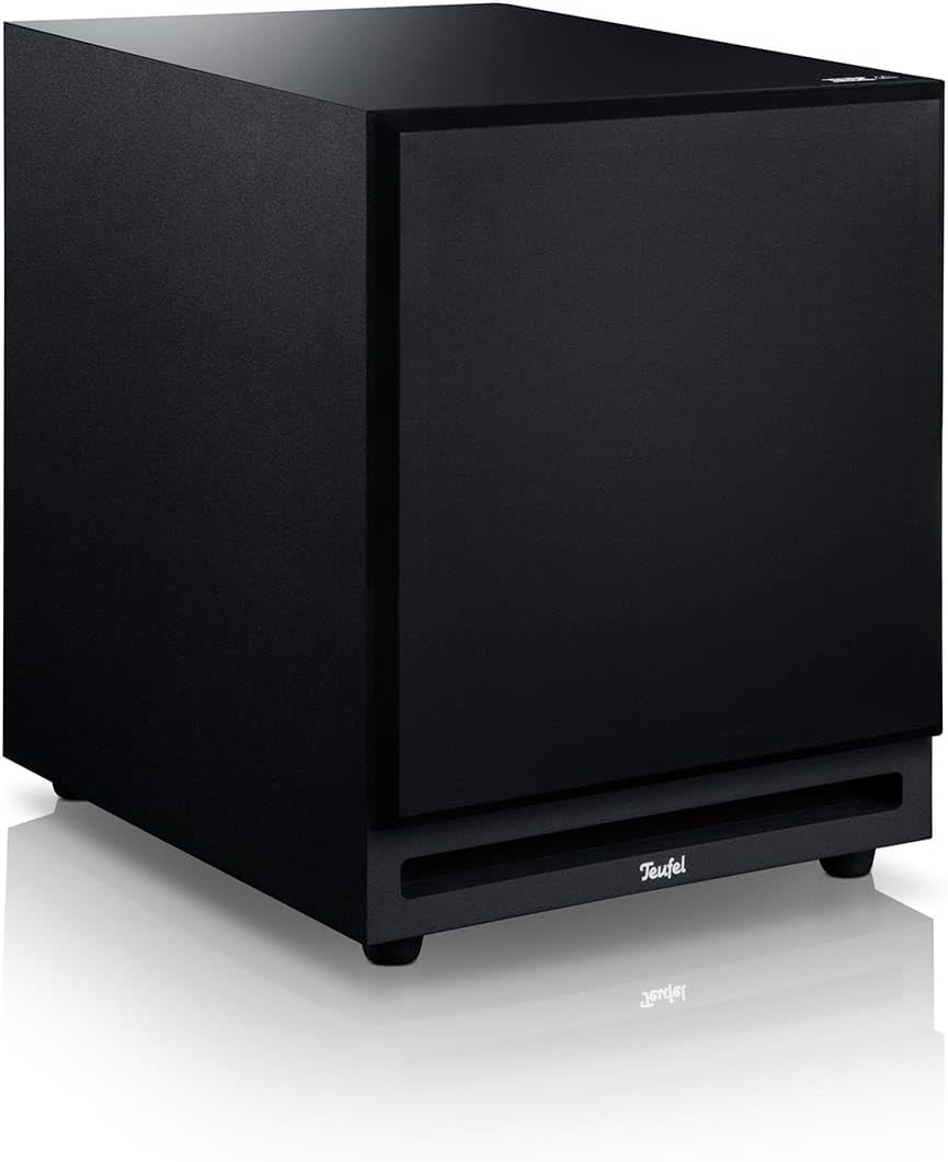 Teufel Aktiv-Subwoofer S 6000 SW - Mächtiger Subwoofer (optional kabellos), 300 mm Tieftöner, Frontf