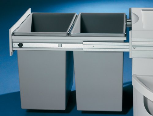 Hailo Rondo 3647-14 Eckabfallsammler 90.4/34 Abfalltrennsystem 4x8,5 L