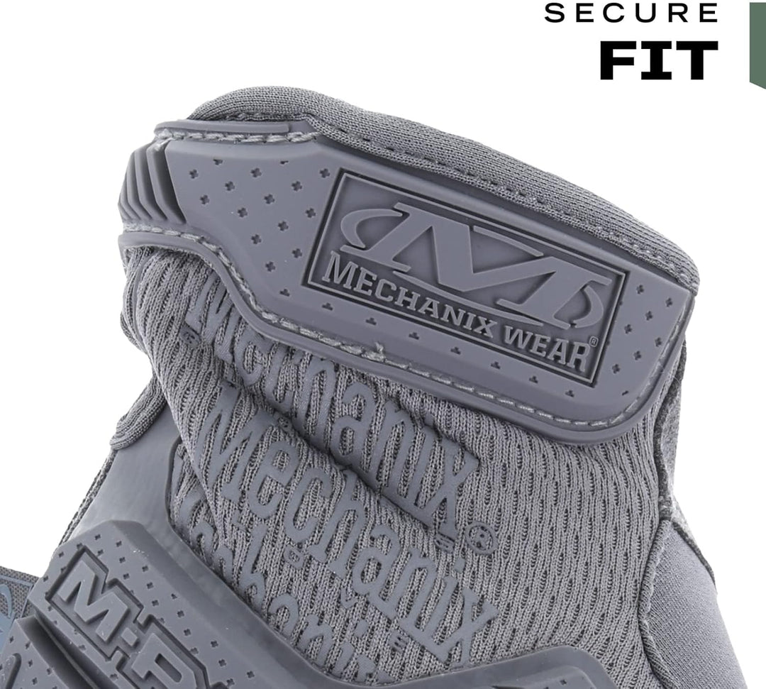 Mechanix Wear: M-Pact Wolf Grau Taktische Arbeitshandschuhe – Berührungsfähig, Aufprallschutz, Absor