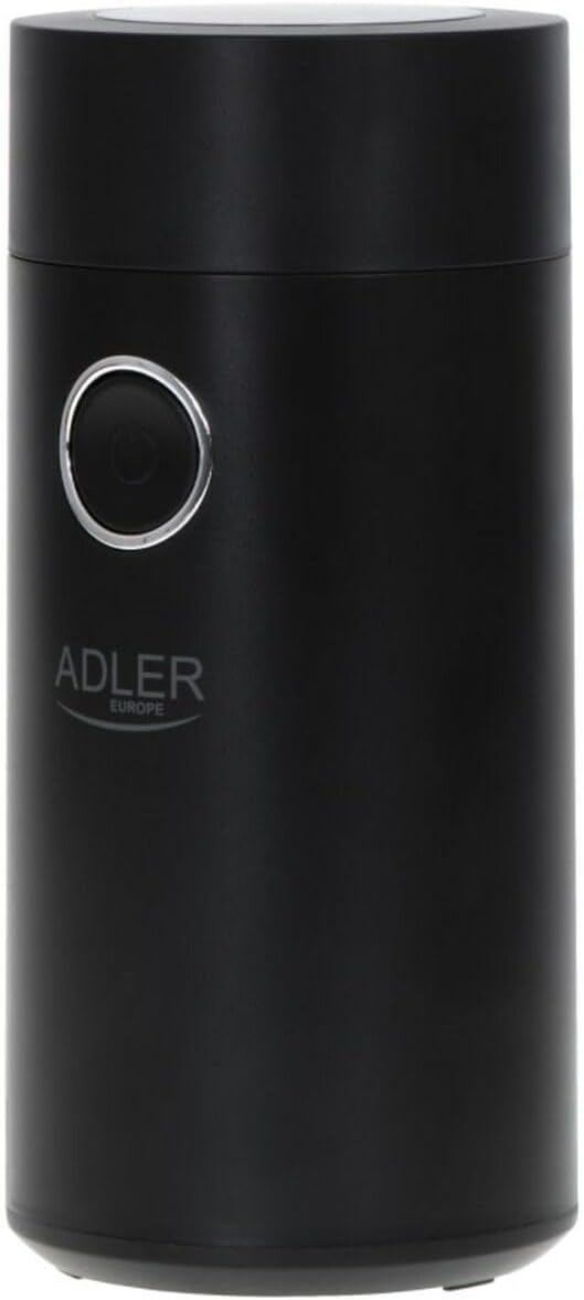 Adler AD 4446bs Elektrische Kaffeemühle aus Edelstahl, 150 W, Füllmenge bis zu 75g, Mühle für Kaffee