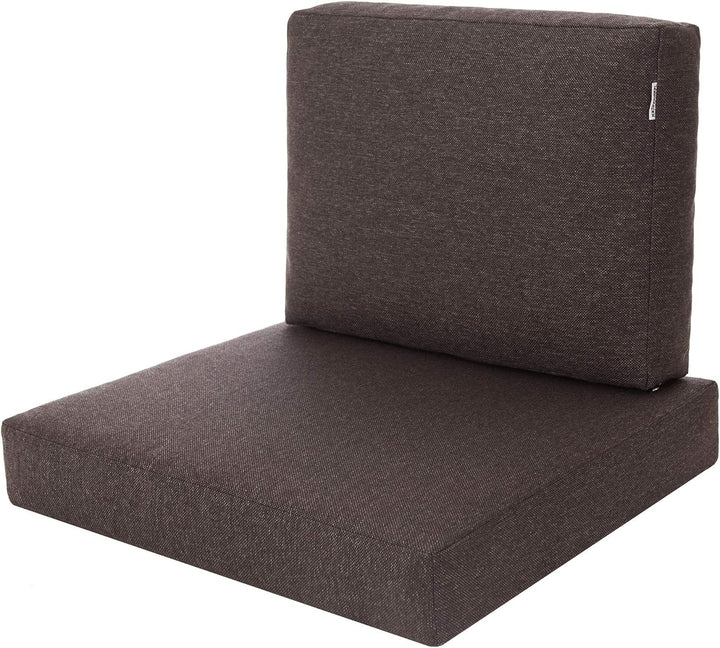 Kissen Set für Rattan / Korbsessel, Rückenlehne Sitz, Sitzkissen Outdoor Sitzpolster Gartenstuhl , S