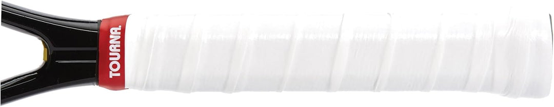 Tourna Mega Tac Extra Tacky Overgrip, 10er-Pack Einheitsgrösse Weiss, Einheitsgrösse Weiss
