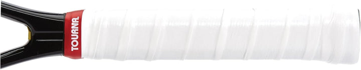 Tourna Mega Tac Extra Tacky Overgrip, 10er-Pack Einheitsgrösse Weiss, Einheitsgrösse Weiss