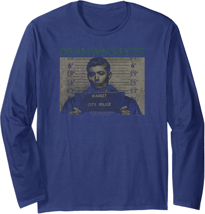 Supernatural Dean Mug Shot Langarmshirt