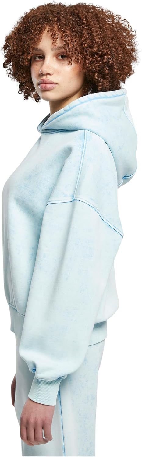 Urban Classics Damen Ladies Oversized Towel Washed Hoody Balticblue 3XL, Balticblue 3XL
