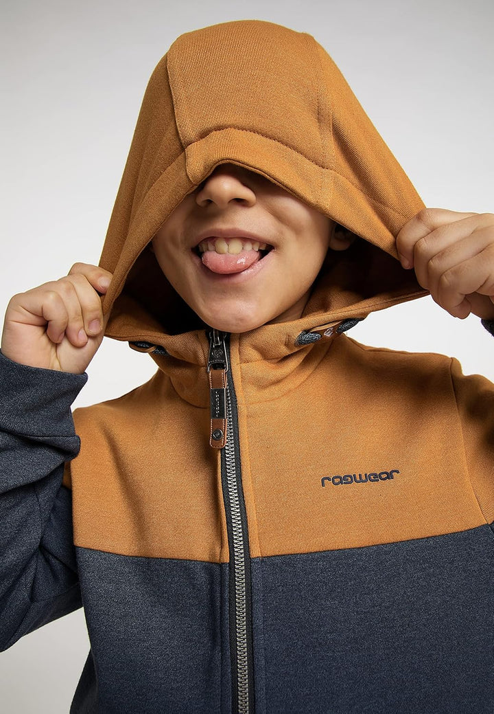 Ragwear Jungen Sweatjacke Lajda Jacke Übergangsjacke Cardigan Kinder Sweater Hoody Kapuzenpullver Ba