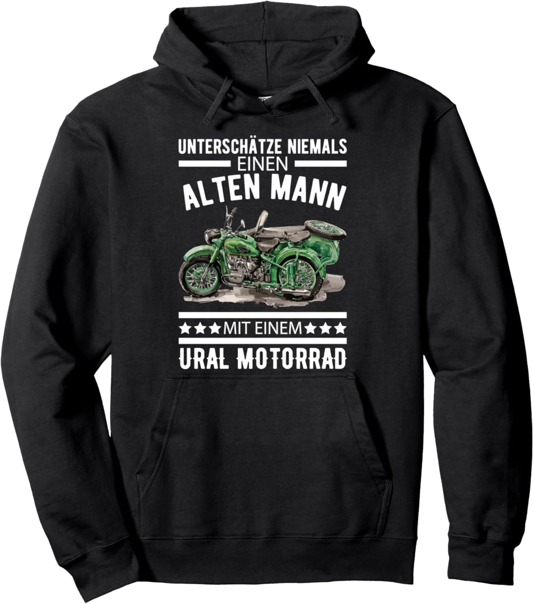 Ural Motorrad Gespanne Offroad Motorradfahrer Pullover Hoodie