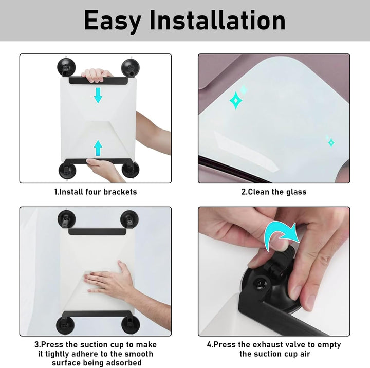 Starlink Mini Sonnendach-Saugnapfhalterung für Stabilen Satellitenempfang, Starlink Mini-Autohalteru