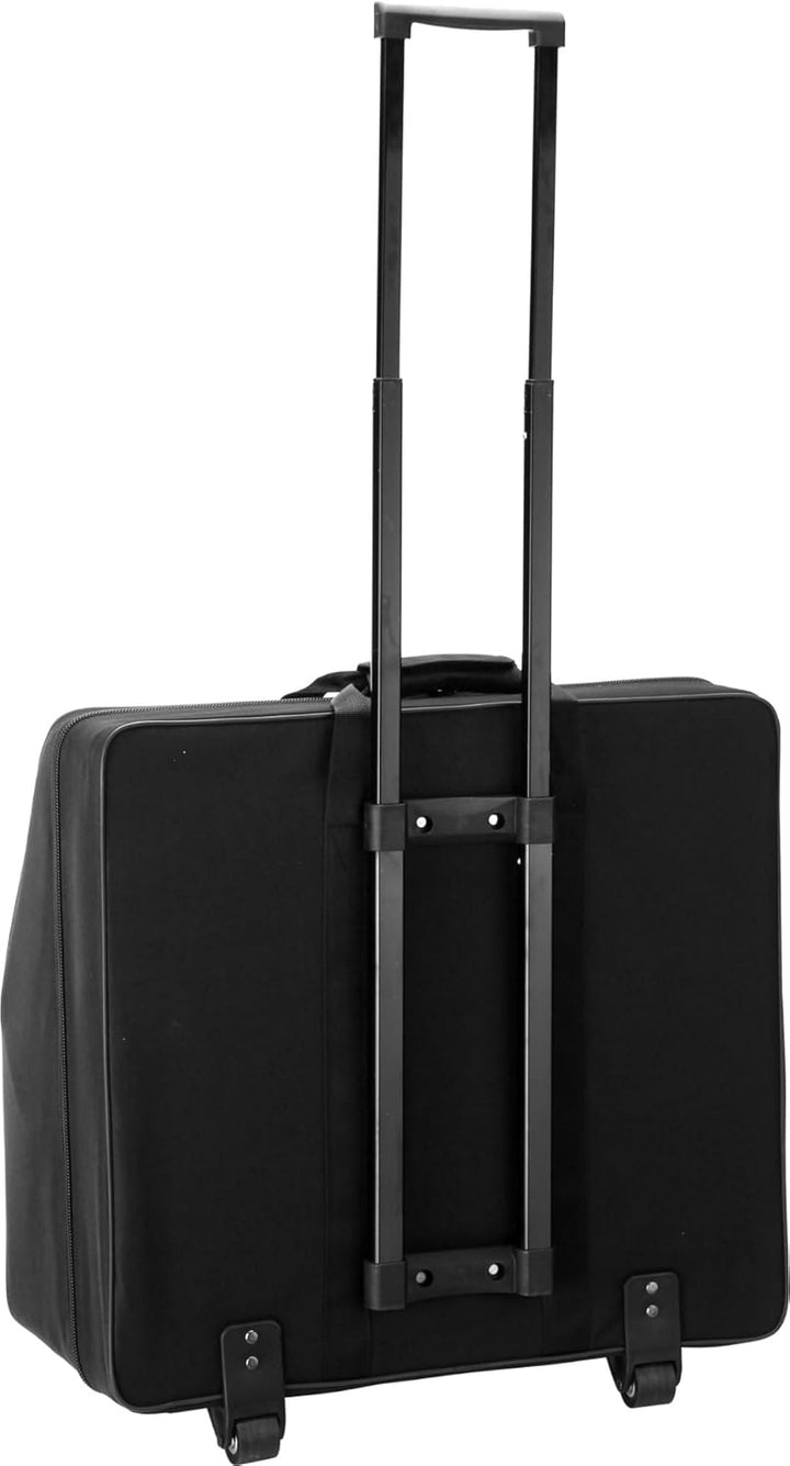 Alpenklang 120-Bass Akkordeon Koffer/Trolley (Akkordeontrolley, Holzkern, weiche Plüsch-Polsterung,