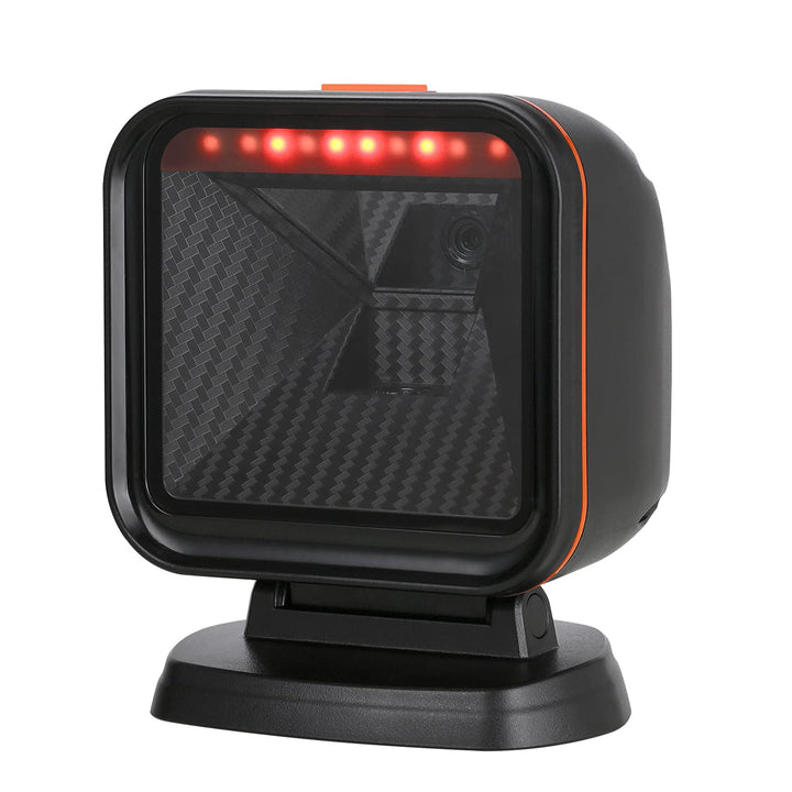 OBZ 1D 2D Desktop Barcode Scanner, QR Code Scanner USB Wired Hands-Free Barcode-Scanner Kassen Scann