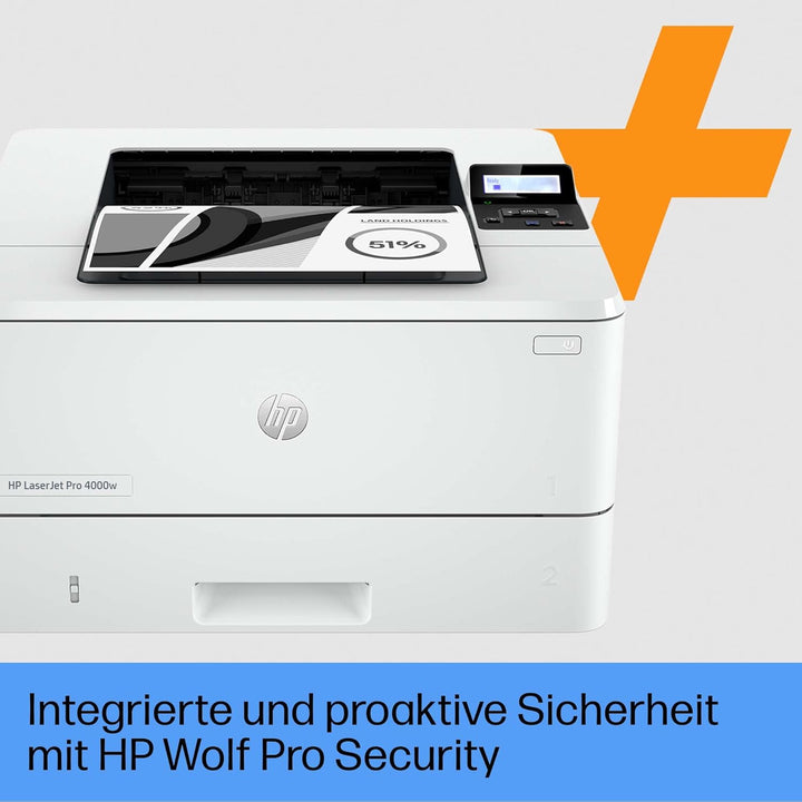 HP Laserjet Pro 4002dwe Multifunktions-Laserdrucker (Drucker, Scanner, Kopierer, WLAN, LAN, Duplex,