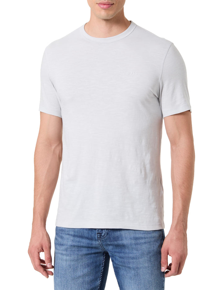 BOSS Herren Tegood 10240843 01 T_Shirt S 053light/Pastel Grey, S 053light/Pastel Grey