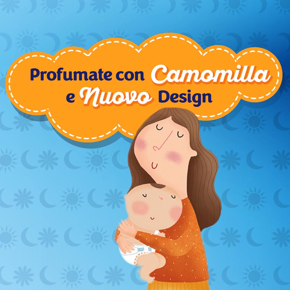 Pampers Tücher Sonne und Mond mit Kamille und neuem Design, 936 Tücher
