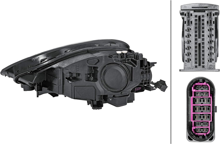 HELLA 1EX 014 690-021 LED-Hauptscheinwerfer Matrix LED PDLS - ECE - für Linksverkehr/für Rechtsverke