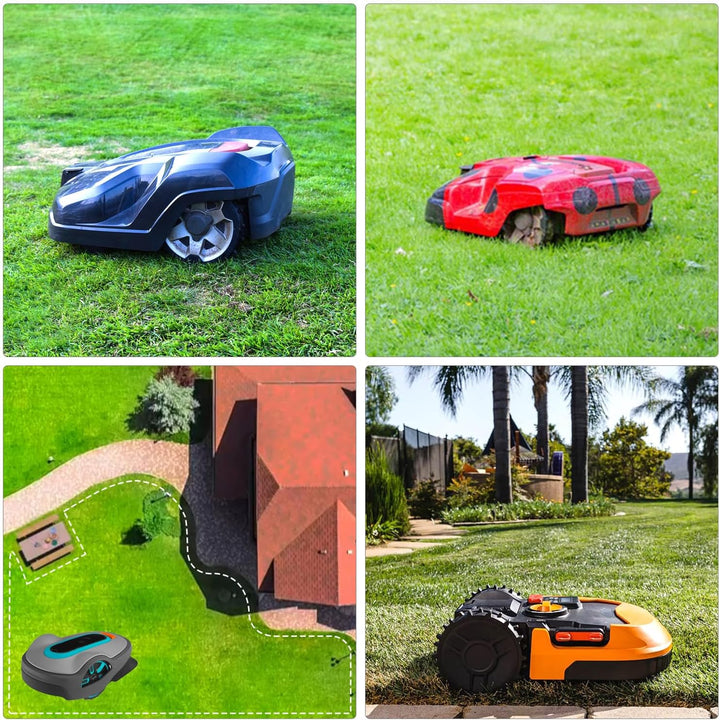 100m Universal Begrenzungskabel für Mähroboter + 50 Erdnägel + 10 Kabelverbinder + 10 Anschlussklemm