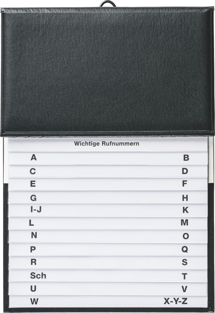 Telefonregister 16x22cm sw Schuppen