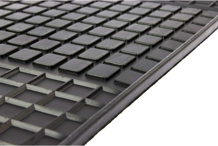 Petex 12610 Fussmatten Set Gummimatten Vorne und Hinten schwarz