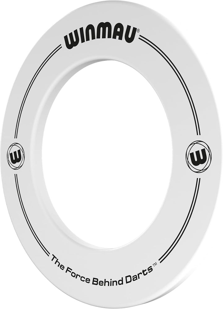 WINMAU Unisex – Erwachsene Printed Dartboard Surround Einheitsgrösse Weiss, Einheitsgrösse Weiss
