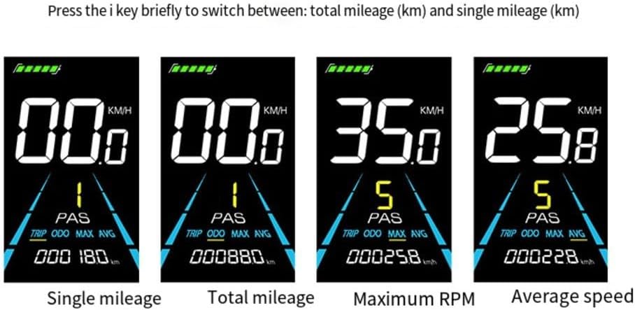 LCD-Bildschirme für Elektrofahrräder, NC-81F, wasserdicht, Armaturenbrett, Computer, E-Bike-Panel, A