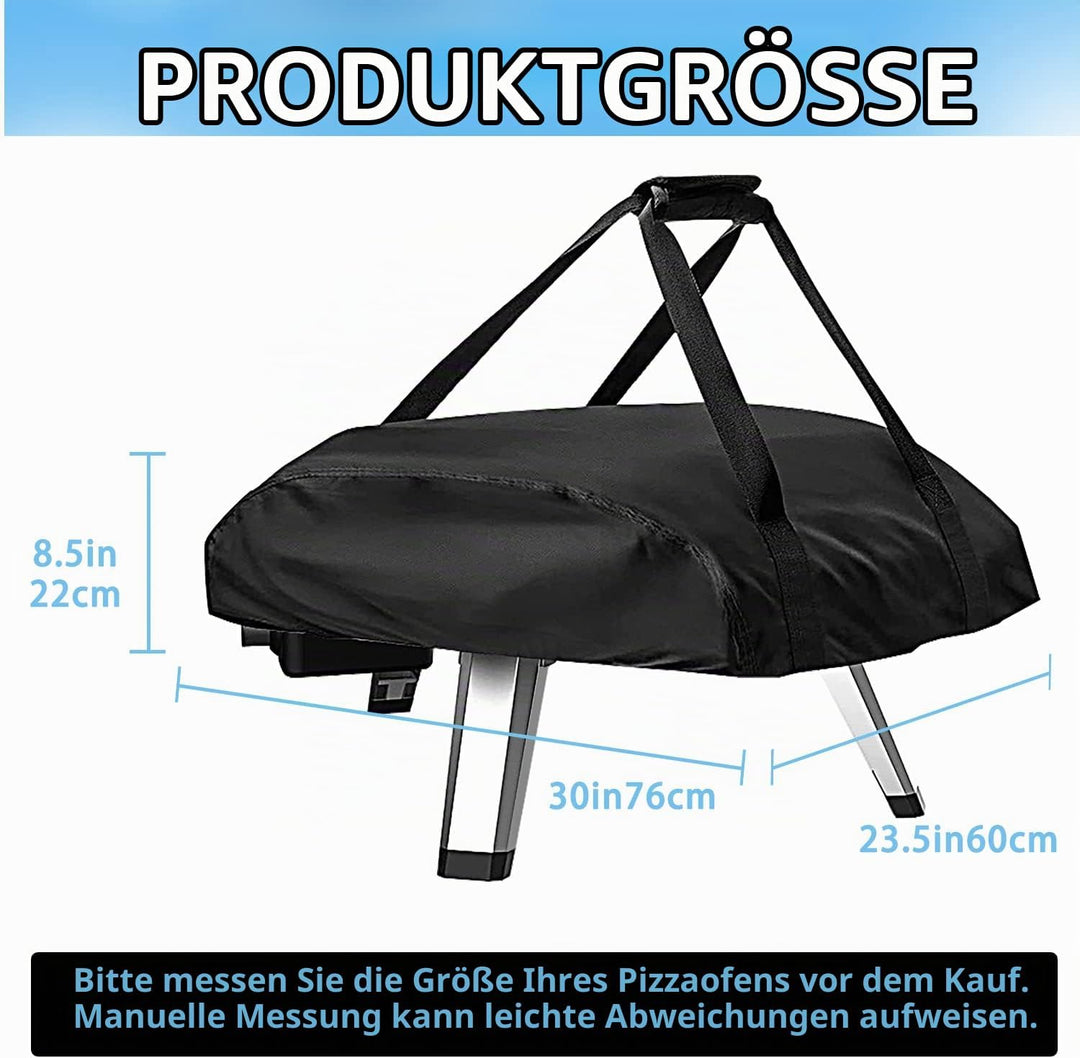 Pizzaofen Abdeckung für Ooni Koda 16,420D Wasserdicht Wetterfeste Oxford-Stoff Pizzaofen Tragetasche