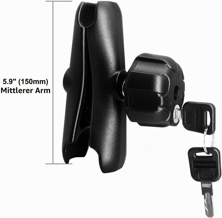 Aluminium Pleuelstange für C Grösse / 38mm Ball Zubehör, Double Socket Arm für 1,5 Zoll Ball (Anti-D