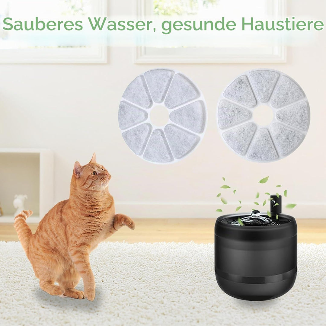 10 Stück Katzenbrunnen filter für philips PAW3210/02 Katzenbrunnen, Pfilter für philips trinkbrunnen