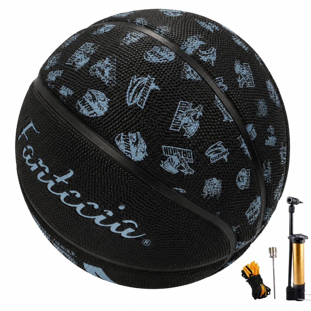 Basketball Grösse 7, Professioneller Wettkampf-Basketball aus Gummi, Trainingsball mit hohem Sprungv