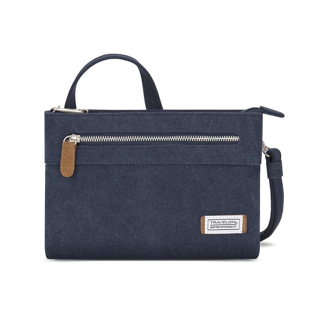 Travelon Damen Anti-Theft Heritage Small Crossbody Umhängetasche Indigo, Indigo/Mandala-traum