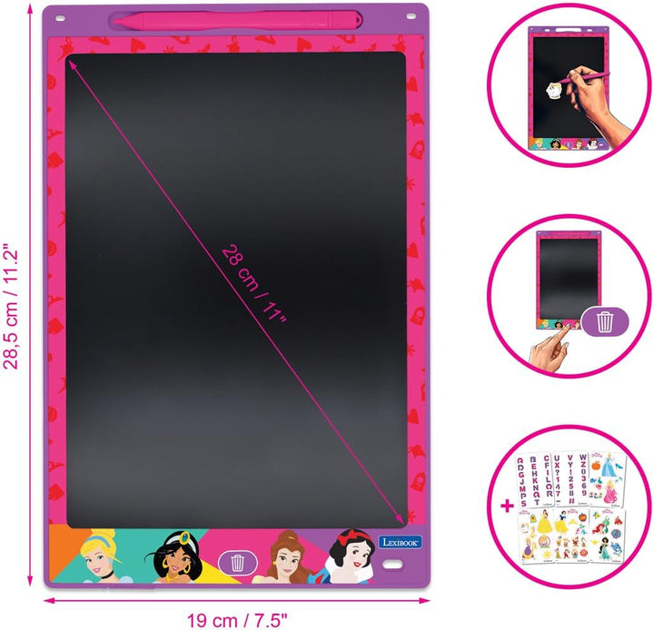 Lexibook, Disney Prinzessinnen, Zaubertafel, Künstlerisches und Kreatives Spielzeug für Jungen und M