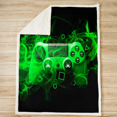 Tbrand Jugend Gamepad Kuscheldecke Kinder Gamer Decke 150x200cm für Jungen Mädchen Spiel Controller