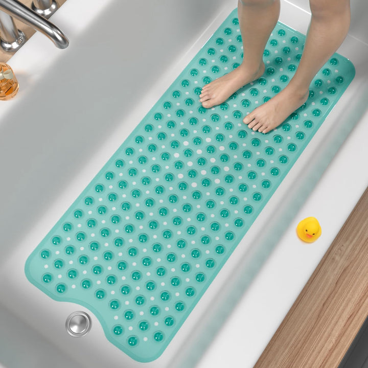 HITSLAM Badewannenmatte rutschfest, 101 x 40cm Extra Lange Antirutschmatte Badewanne, Duschmatte rut