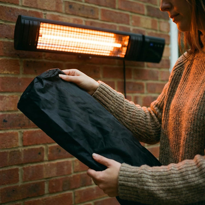 Heizstrahler Abdeckung Schutzhülle für Climative RAY 86x28 cm, Wetterschutzhülle für Infrarotstrahle