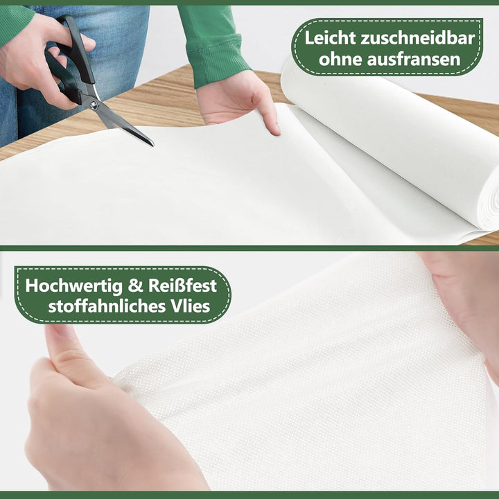 MOKANI Tischdeckenrolle, 1.16 m × 25m, Vliesstoff, Einweg Papiertischdecke Rolle, Tischdecke Bierzel