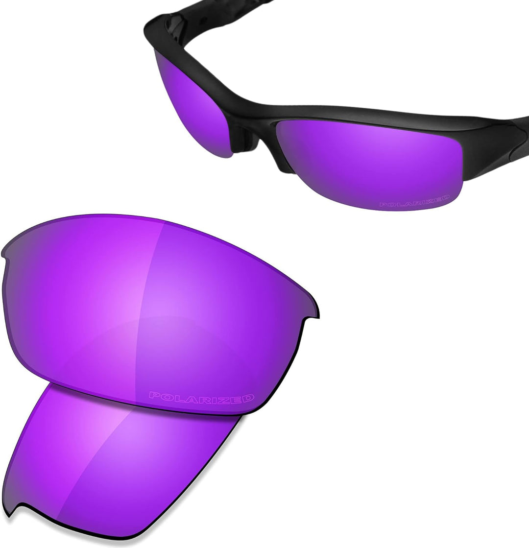 Saucer Premium-Ersatzgläser und Gummi-Kits für Oakley Flak Jacket Sonnenbrillen High Defense - Viole