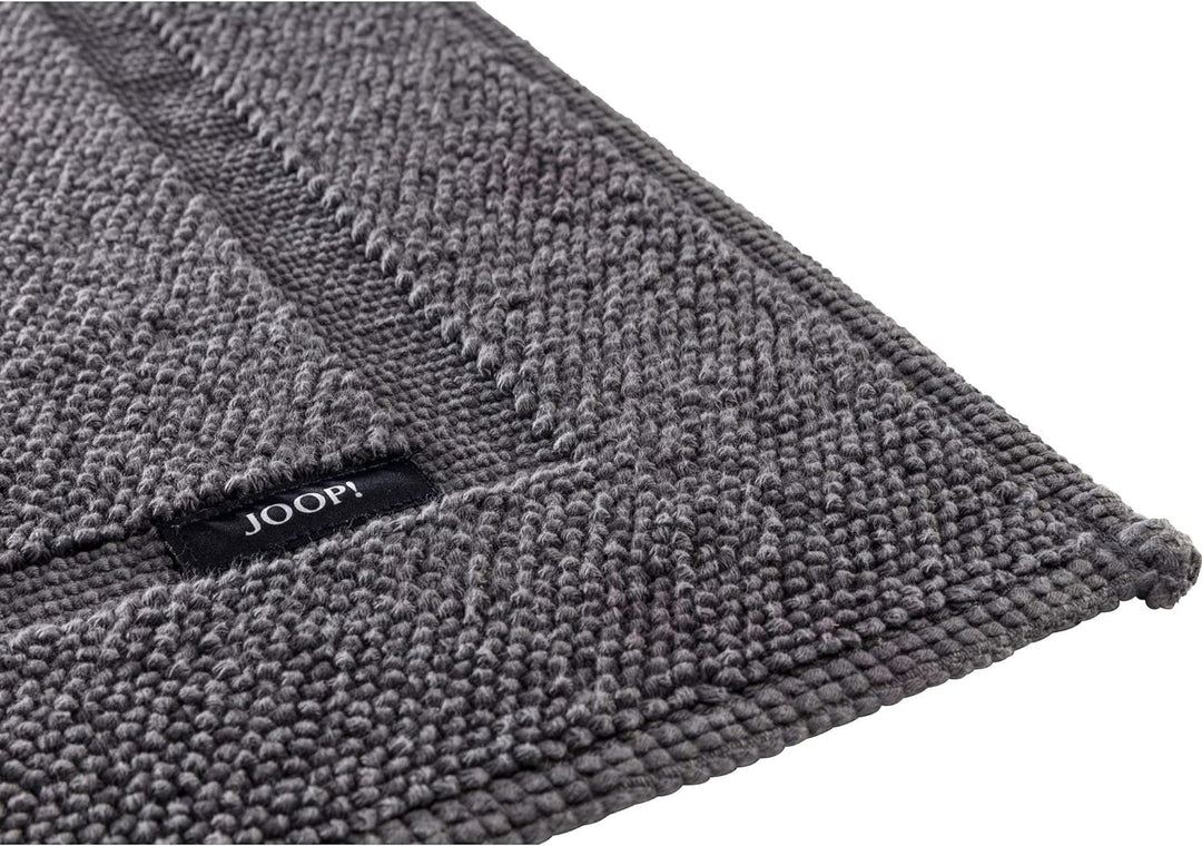 Joop! Badteppich Pearl anthrazit Grösse 70x120 cm