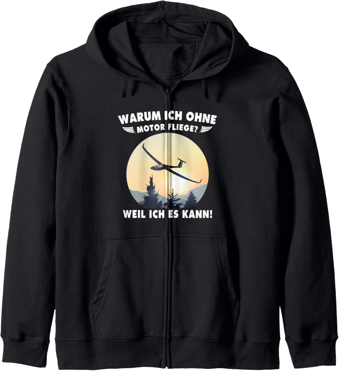 Segelflieger Piloten Segelflugpilot Segelfliegen Kapuzenjacke