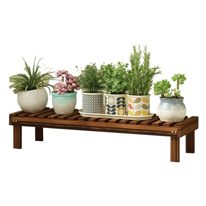 Pflanzenregale Garten Stufenhölzerner Blumenständer Balkongrünpflanzenständer Wohnzimmerblumentopfst