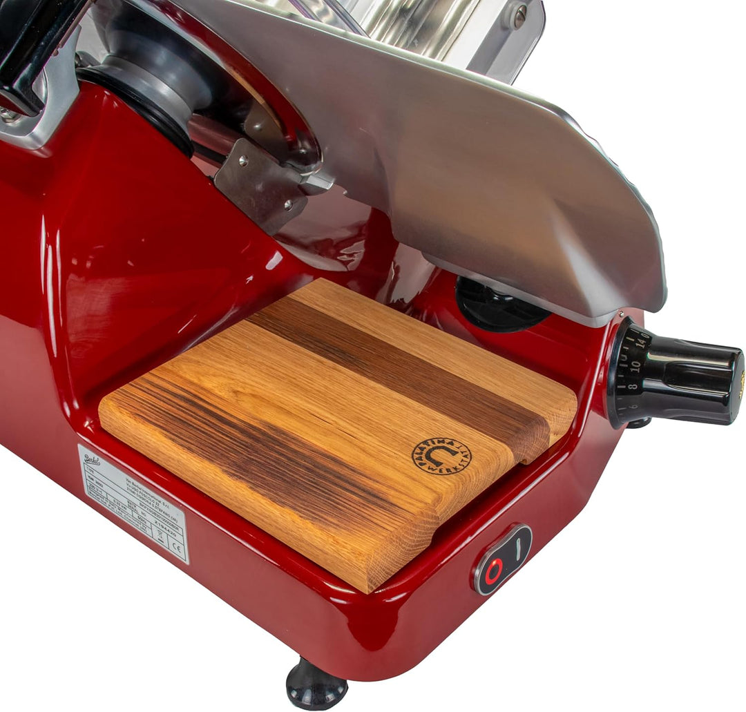 Berkel Aufschnittmaschine Pro Line XS 25 in rot - Profi Allesschneider für Ihre Küche + handgefertig