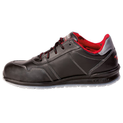 Cofra 78500-002.W36 ZATOPEK S3 SRC Sicherheitsschuhe, Schwarz/Rot, Grösse 36 36 EU, 36 EU