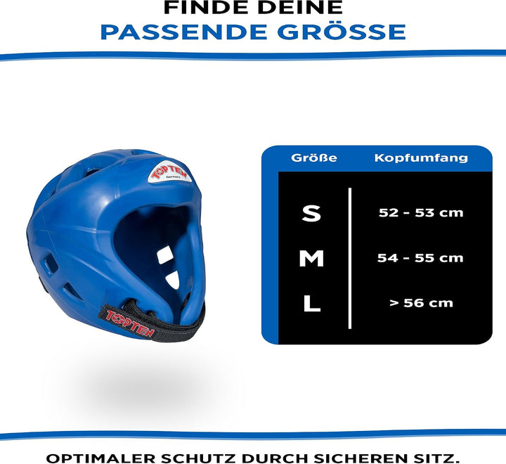 Grösse M TOP TEN Kopfschutz „Avantgarde“ (WAKO Approved)