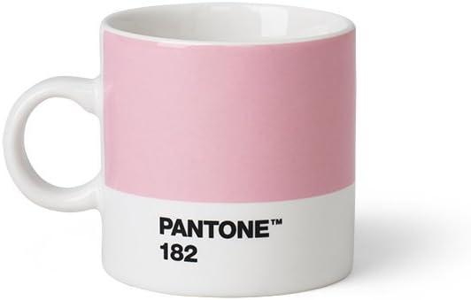 Pantone Porzellan Espressobecher 6er-Set, 6 Espressotassen à 120 ml, Coffee, mit Henkel, spülmaschin
