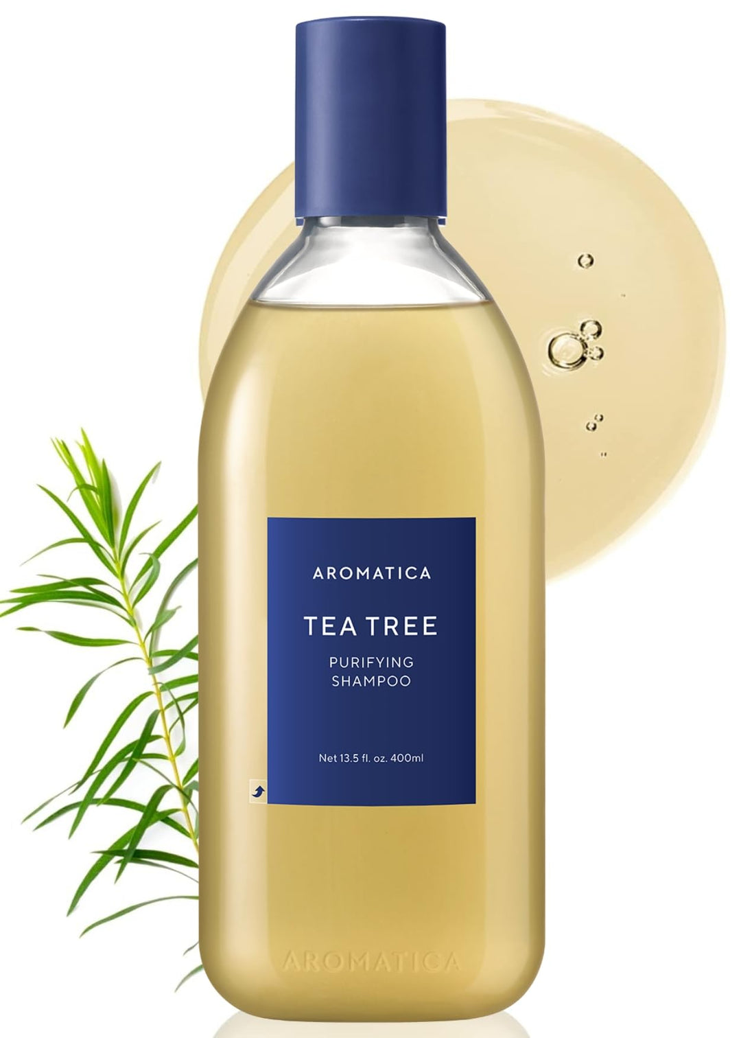 AROMATICA Reinigendes Shampoo mit Teebaum - Sulfatfrei, Vegan mit Salicylsäure | Haarreiniger für ju