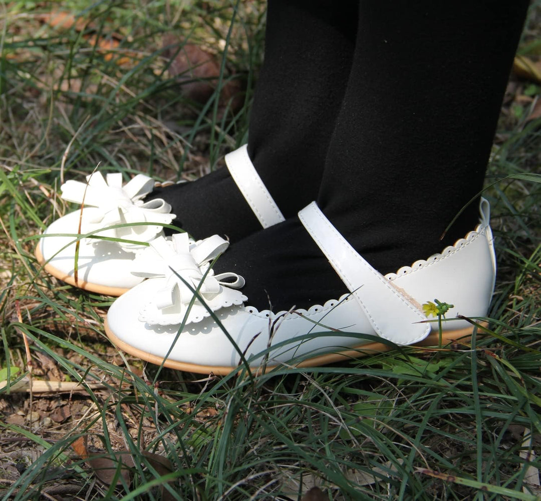 EIGHT KM - Kleinkind Mädchen Kleid Ballerinas Schuhe - Mary Jane Wohnungen - Prinzessin Hochzeit Sch
