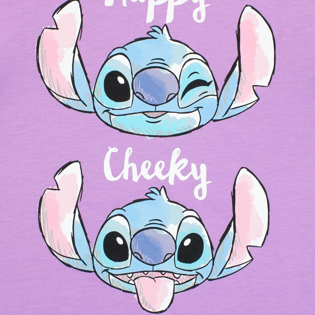 Disney Mädchen Schlafanzug Lilo und Stitch 134 Lila, 134 Lila