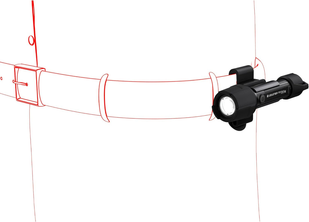 Ledlenser P5R Work Robust Taschenlampe LED, Arbeitslampe, aufladbar 14500 Lithium Akku, wasserdicht