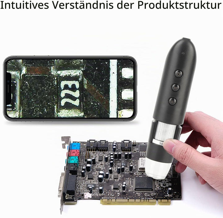 USB Haut Haar Kopfhaut Detektor, Mikroskop Haut Analyzer, WIFI 500X Scalp Follikel Detektor, Haut Ha