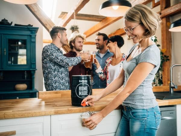 Braufässchen | Bierbrauset zum selber brauen | Weissbier im 5L Fass | In 7 Tagen gebraut | Geburtsta