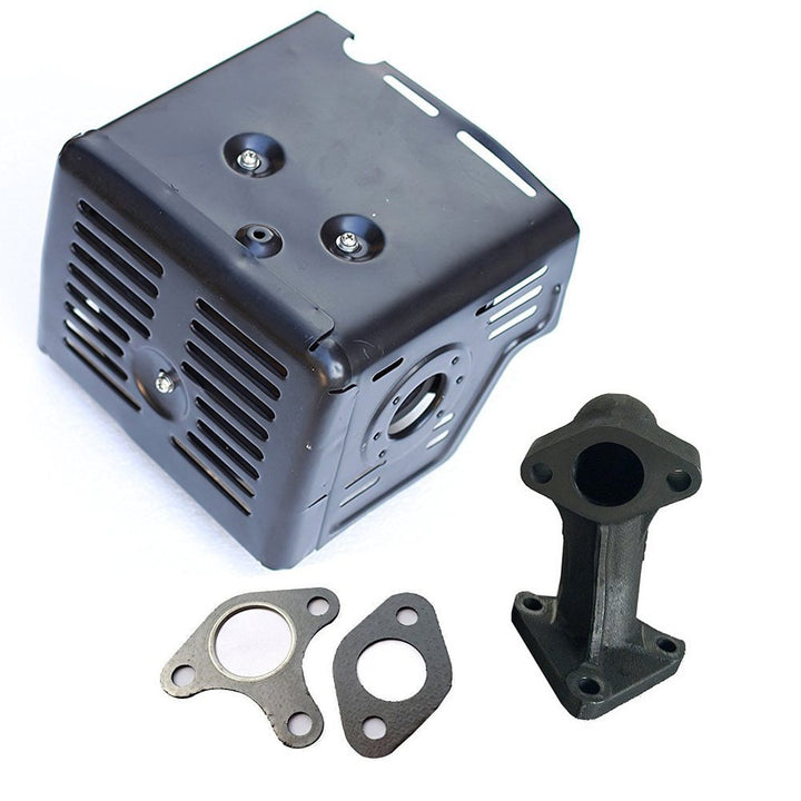 oxoxo Schalldämpfer Auspuff Versammlung, mit Auspuff für Honda 11HP 13HP GX340 GX390 Motoren/Motoren